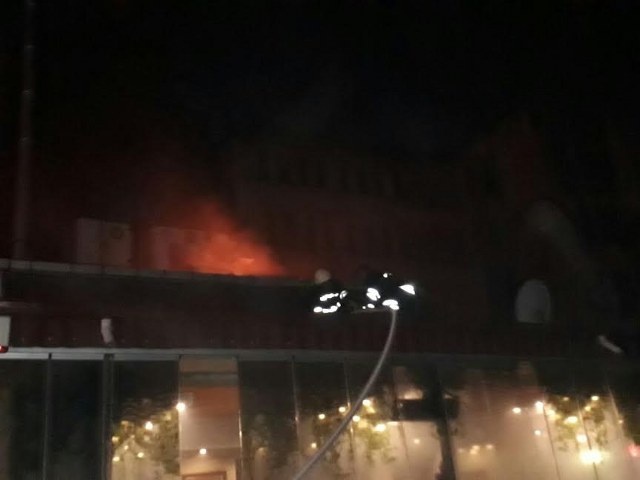 Bafra'da Et Lokantası'nda Yangın Çıktı