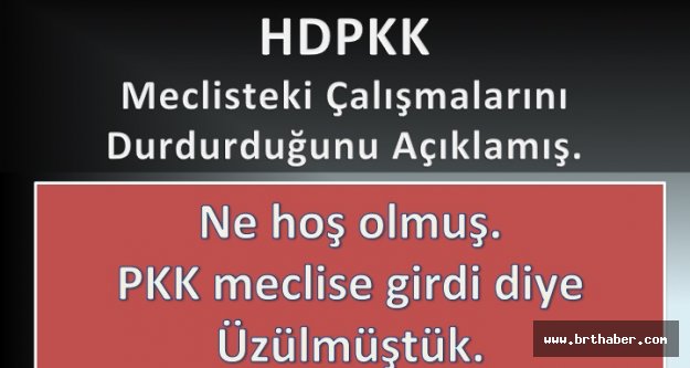 HDPKK Meclis Çalışmalarını Durdurduğunu Açıkladı