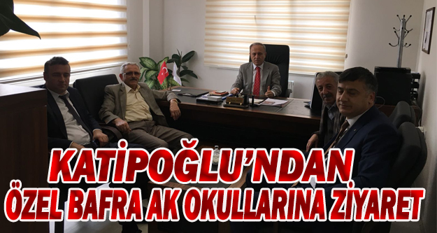 Bafra İlçe Milli Eğitim Müdürü Özel Bafra AK OKULLARINI ziyaret etti.