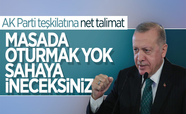 Erdoğan'dan AK Parti teşkilatına talimat: Sahada olun halkı dinleyin